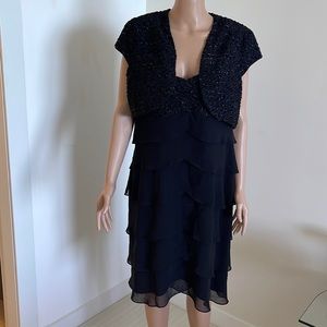 Black dress with short jacket!